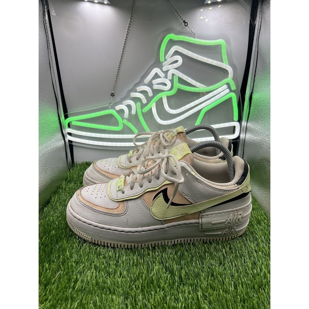 Nike Air Force 1 Women's Sz 9‎ Shadow Summit White Crimson Tint Shoes CI0919 107